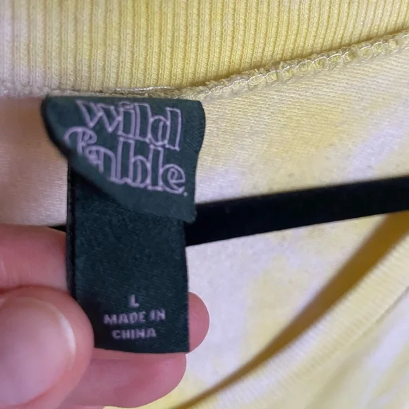 Wild Fable Lemon and White Mini Dress - Picture 2 of 2